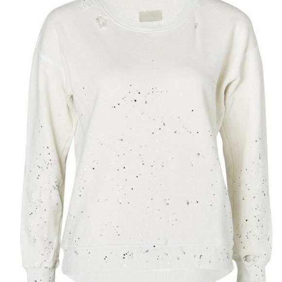 MOTHER Sweatshirt BIG EASY Destructed  TORN Rip - Picture 4 of 4